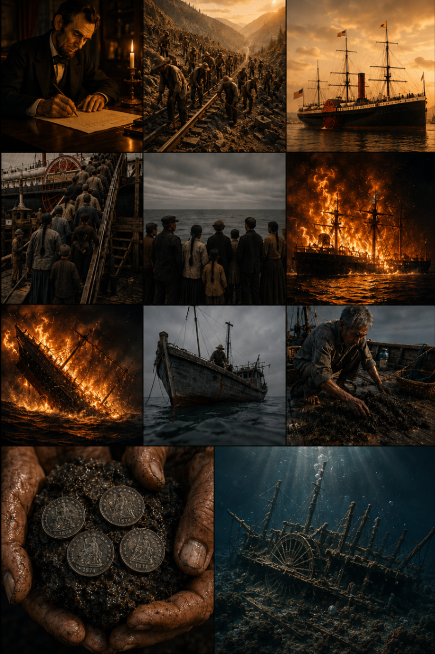 AI rendering contact sheet of SS Japan studies
