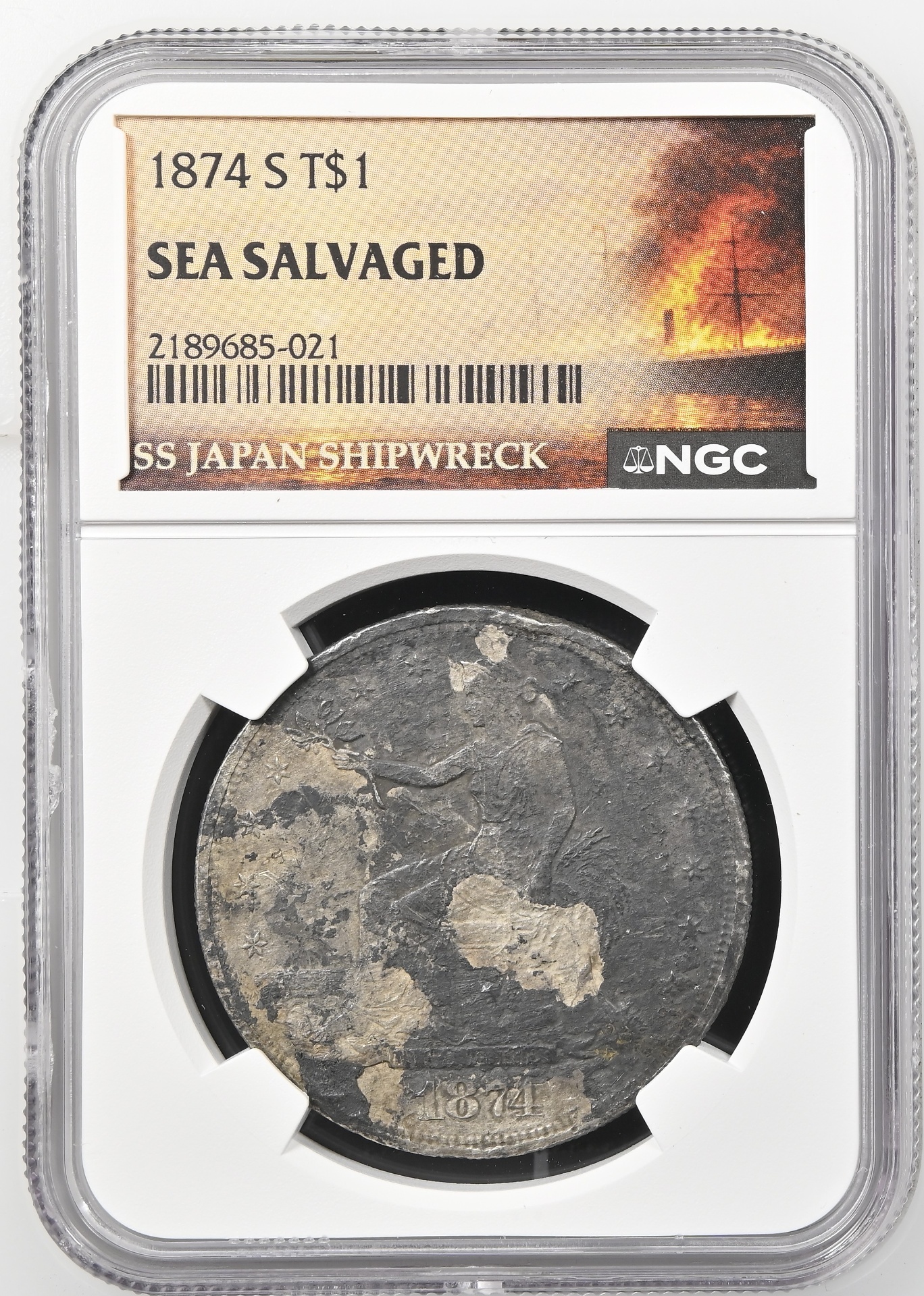 1874-S Trade Dollar