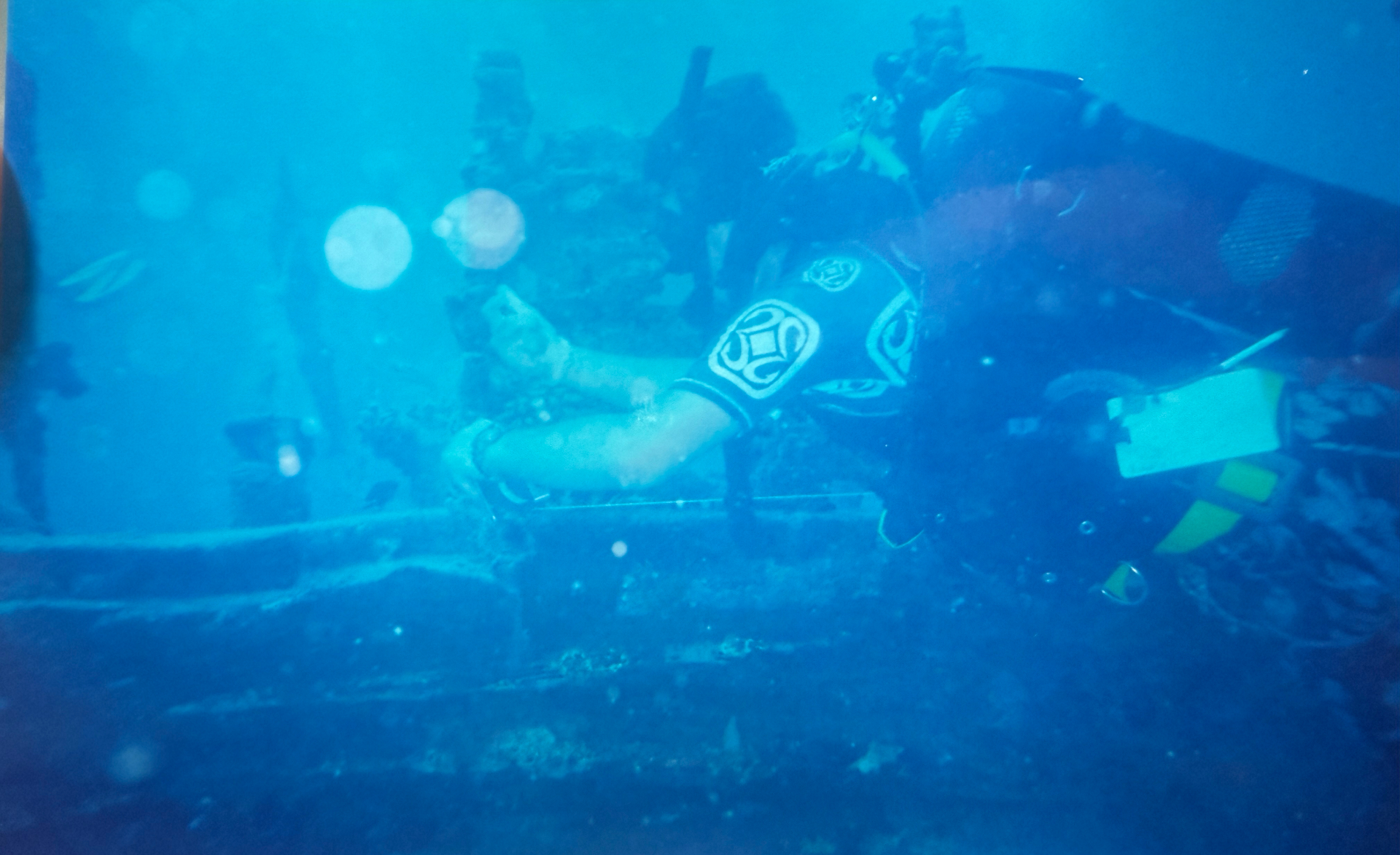Diving the wreck of the RMS Rhone in the British Virgin Islands